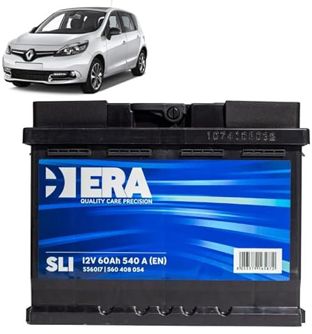 Batteria 60Ah per Renault Scenic III 1.4 Tce 2.0 benzina 2008+