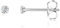 Titan Ohrringe Hypoallergen Damen Herren Mädchen G23 Titan Ohrstecker Zirkonia Ohrstecker 2mm