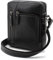 ekavale Umhängetasche Herren Leder - Schultertasche für Männer (Schwarz)