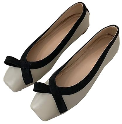 Genérico Casual Zapatos Mujer Ancho Especial Zapatillas Verano y otoño Mujeres Zapatos Casuales Color sólido Simple cómodo resbalón en Mujer Zapatos para Trabajar Zapatos Rosa Palo (Grey, 40)