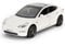 Tesla Model 3 Spielzeugauto, 1/24 Gusslegierung Modellauto, Spielzeugauto mit Sound- und Lichtfunktion und Pull Back Funktion, kann die Tür öffnen Design, Sammlermodell Auto, Geschenk für Kinder（weiß）