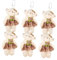 BESPORTBLE 6Stücke Stoffbären Zum Selbermachen Große Bärenpuppen Für DIY Schlüsselanhänger Hochzeit Deko Geschenkideen Plüschbärchen Für Bärenstrauß Und Feiern