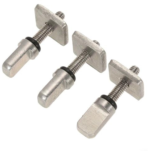 Violiica Stainless Steel Fin Screw Set 3pc Plate Nails Bolt Kit for Surfboards Longboards Kayaks