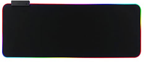 baojielai Ufficio Luce LED Gaming Mouse Pad Grande Base Tastiera Ufficio Scrivania Mat Gioco PC Con HUB 4 Porte USB per Telefono