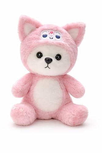 LEIGHT Orsetto di Peluche con Felpa Morbido, Coccoloso & Adorabile – Il Regalo Perfetto per Tutte le Età! (Orsetto Rosa Dolce)