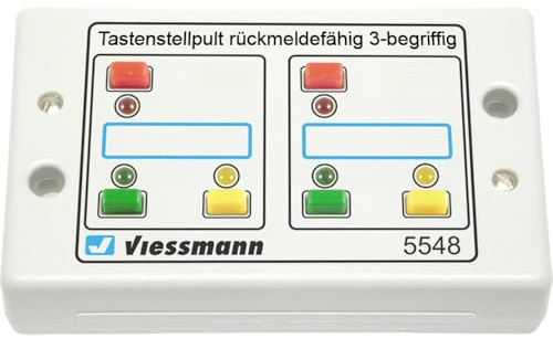 Viessmann 5548 - Tasten-Stellpult, rückmeldefähig
