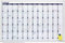 Franken VO-12 Planungstafel Office Planer (X-tra Line Jahreskalender) 60 x 90 cm, weiß