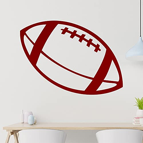 Football Wandtattoo in 6 Größen - Wandaufkleber Wall Sticker - Dekoration, Küche, Wohnzimmer, Schlafzimmer, Badezimmer