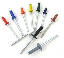 Bralo - Remache alum. stand. 4.0x12 blanco c/500