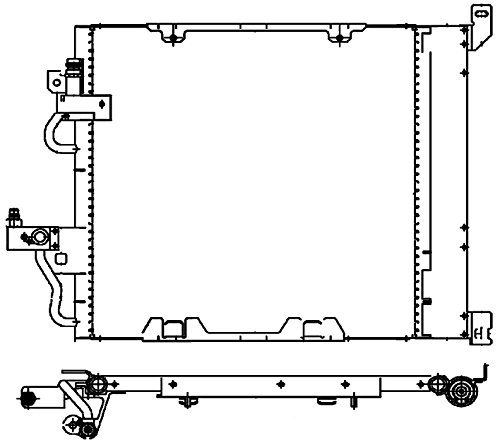 BEHR HELLA SERVICE 8FC 351 301-754 Kondensator, Klimaanlage