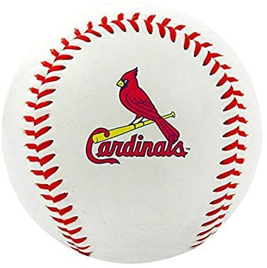 Rawlings MLB St Louis Cardinals Team Logo Baseball, Official, White