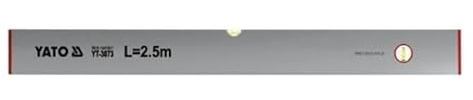 YATO YT-3073 Wasserwaage Aluminium 2.5m
