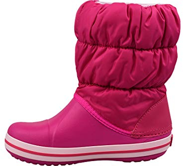 Crocs Winter Puff Boot, Stivali Unisex - Bambini e ragazzi, Rosa (Candy Pink), 28/29 EU