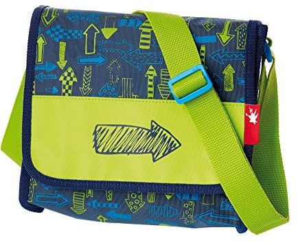 sigikid, Jungen, Kindergartentasche mit Motiv Pfeil, Arrows, Blau/Grün, 24642, 22 cm