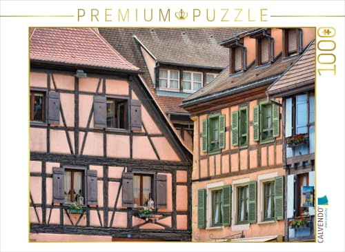 CALVENDO Puzzle Typisches Fachwerk | 1000 Teile Lege-Größe 64 x 48 cm Foto-Puzzle für glückliche Stunden