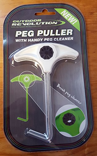 Outdoor Revolution Tent Peg Puller with Tent Peg Cleaner