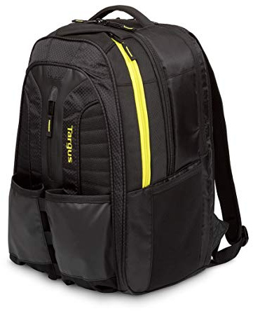 Targus Work + Play Rackets 15.6-Inch Laptop Backpack, Black/Yellow (TSB943EU)