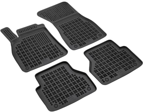 AZUGA Hohe Gummi Fußmatten mit Rand passend für Audi A6 Limousine ab 6/2018/Avant ab 9/2018 (4K/C8) AZ10300366 Gummimatten