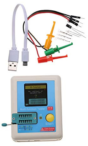 Transistor Tester T7 TFT retroilluminazione display colorato tester componenti elettronici 0.1 MHz