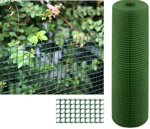 Suinga Red de Plástico para Balcones y Terrazas 1 x 5 m | Malla de Plastico verde | Cuadros 0,50 cm | Malla Plastica Cuadrada