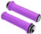 FIFTY-FIFTY MTB Griffe, Fahrradgriffe aus rutschfestem Gummi, Single Lock-on Fahrrad Griffe/Lenkergriffe MTB für Mountainbike, Enduro, Downhill, Trail, E-Bike (Violett)