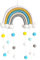 Nicole Knupfer Makramee Regenbogen Wandbehang Home Decoration Boho Room Decor Handgewebte Tapisserie Kinder Wand Dekoration (CH5A-16)