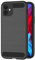 AICEK Hülle Compatible Apple iPhone 12 Mini Schwarz Silikon Handyhülle für iPhone 12 Mini Schutzhülle Karbon Optik Soft Case (5,4 Zoll)