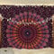 Bless International Handgefertigter indischer Hippie-Wandteppich, psychedelisches Pfauen-Mandala, Wandbehang, College, Wohnheim, Strand, Überwurf, Tischdecke, Bettwäsche, Wandteppich, 140 x 185 cm,
