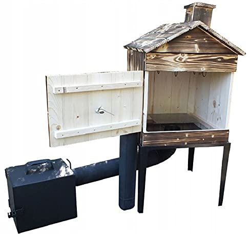 Fumoir de jardin en bois avec porte