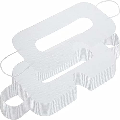 50 Stück VR-Brille, Einweg-3D-Volltonbrille, weiches und atmungsaktives Fleece-Gewebe für VR-Brillen