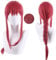 Lshpresx Makima Cosplay Wigs Anime Chainsaw Man Costume Synthetic Hair+Wig Cap