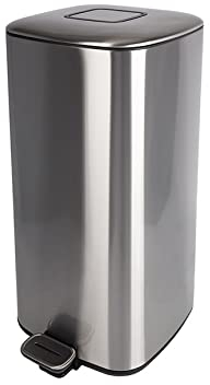Poubelle de cuisine design à pédale 30L Hailo Cube