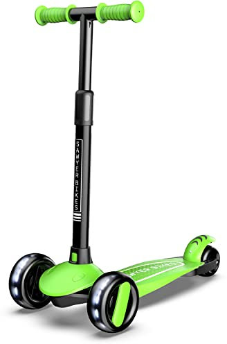 Sawyer Bikes- Verstellbarer 3-Rad-Roller – Kinder 2 bis 8 Jahren (Grün)