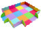 meiqicool Eva Puzzle Matte aus Schaum,Eva Schaum Matte für Baby,Eva Schaum Interlocking Bodenmatten,12 Titel und 18 Rand Kanten übung Matte,12 von 12(30x30cm) 3009B12
