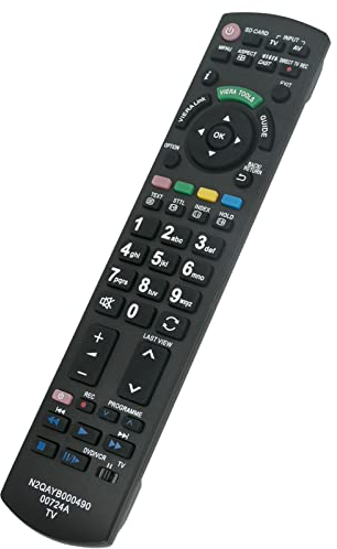 N2QAYB000490 Sub N2QAYB000353 N2QAYB000672 Telecomando sostitutivo for Panasonic TV TX-P42G20E TX-P42G20ES TX-P46G20E TX-P46G20ES TX-P50G20E TX-P50G20ES TX-L32E30B TX-L37E30B TX-L42E30B TX-L32G20BA