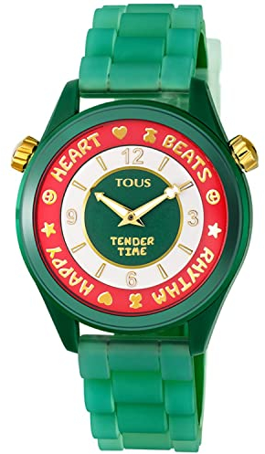 Tous Watches Tender time Damen Uhr analog Quarzwerk mit Silikon Armband 200350999