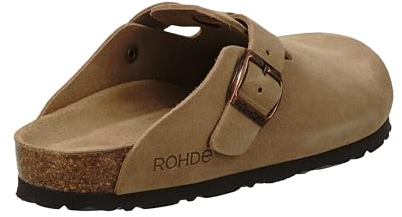 Rohde ALBA Damen, Frauen, Clogs, Pantoletten,Slipper,Slides,Slip On,Freizeitschuhe,Gartenschuhe,Schlupfschuhe,schluepfschuhe,Natur,39 EU
