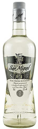 Ron San Miguel Silver I Leichte, erfrischende Basis zum Mixen I Noten von Vanille und Ingwer I 37,5% Vol. I 700 ml