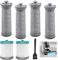 Set da 7 Pezzi Set di Filtro di Ricambio per Aspirapolvere per Tineco A10 A11 A12 EA10, per Tineco Pure One X1 R1 T1 S1 Mini Lite S11 S12(4 Filtri pre+2 Post-Filtro, Piccolo Pennello Nero)