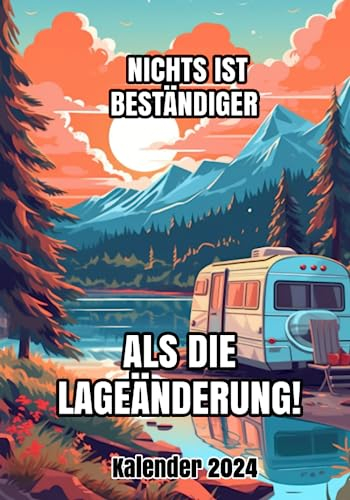 Camper Kalender mit lustigem Spruch zum Eintragen: Jahreskalender Buch zum Eintragen für Camper mit Spruch
