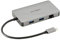 Kensington UH1450P Dual Monitor 4K Hub USB tipo C, estaciones de acoplamiento para laptop con puertos DisplayPort duales 1.4++, carga de 85 W para dispositivos Thunderbolt 3/4 y USB-C, 2 USB-A, 1