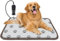 GOLOPET Pet Heating Pad,Large Size 28x18 IN for Cat Heating Pad,Pet Heated Blanket with Adjustable Thermostat Controller and Chew Resistant Steel Cord,Heated Cat Pad for Puppy
