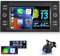 2+64G Podofo Autoradio für Ford Transit/Focus/C-max/S-max/Galaxy/Fusion/Fiesta/Mondeo/Kuga mit A-pple Carplay Android Auto, Android 15.0 7'' Autoradio mit GPS/Bluetooth/WLAN + AHD Rückfahrkamera