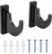 2 PCS Sword Display - Acrylic Wall Mount Polished Strong Load Bearing Sword Stand, Adjustable Universal Guitar Rack for Axes Knives Lightsabers