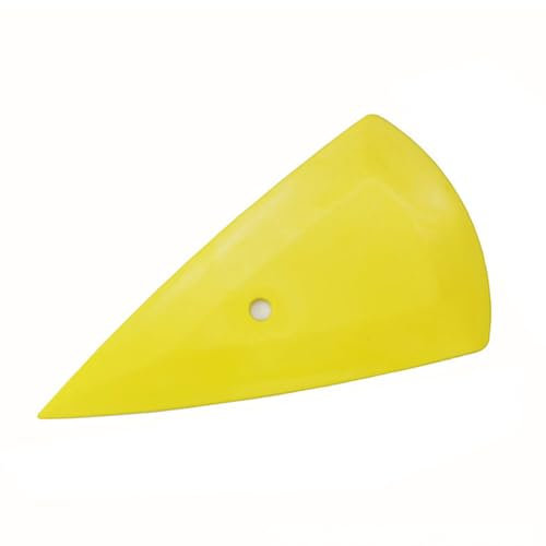 Slakerbe Rakel Set,Auto Folienrakel Folierungs Werkzeug Kit Kunststoff Vinyl Wrapping Tool für Auto Möbelfolie Fensterfolie Tönungsfolie Wandtatto Plotter Klebefolie,Gelb Hart,#A