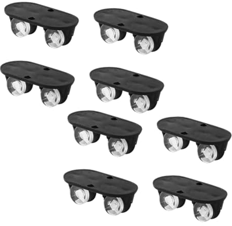 OSALADI 8St Rollenzubehör koffer ersatzräder Ball möbelrollen rollfüße für möbel Utensilien Vorratsbehälter Räder für Mülltonnen klebrige Laufrollen Bürostuhl Elektrogerät Werkbank Rad Abs