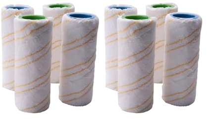 Ensemble de 8 rouleaux, compatibles avec Karcher. FC5 FC7 FC3 FC3D Rouleaux de rechange for nettoyeur de sol électrique 2.055-006.0 Jaune