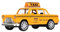New York City Taxi Cab Toy Taxi Car Toy, NYC Taxi in Gelb mit Pullback-Aktion, New York City Taxi Toy Car Im Maßstab 1:32 Als Geschenk-Dekor-Sammlung, Yellow Cab Diecast Model
