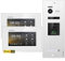 Balter EVO-HD Video Türsprechanlage mit Fingerprint, Video Türklingel, 1 Familienhaus, 2X 7 Zoll Monitore, Türklingel mit Kamera Full HD, 2 Draht Bus, 175° Weitwinkel, RFID,1080P