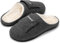 Dr.warm Beheizbare Hausschuhe Wiederaufladbar Beheizte Hausschuhe Herren Damen (Grau/L)